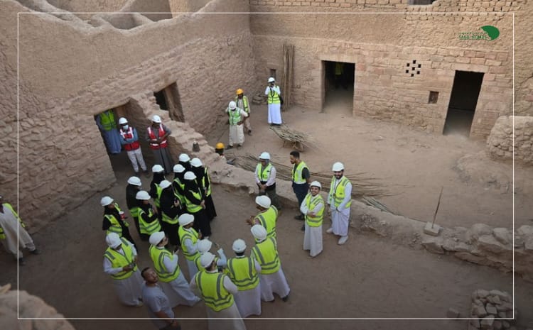  Saudi ICOMOS and the Royal Commission in AlUla host university students in a training program to preserve heritage